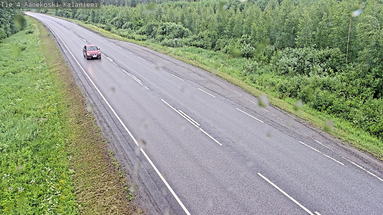 Weather Camera Image Väg 4  Äänekoski, Kalaniemi, Äänekoski, Keski-Suomi