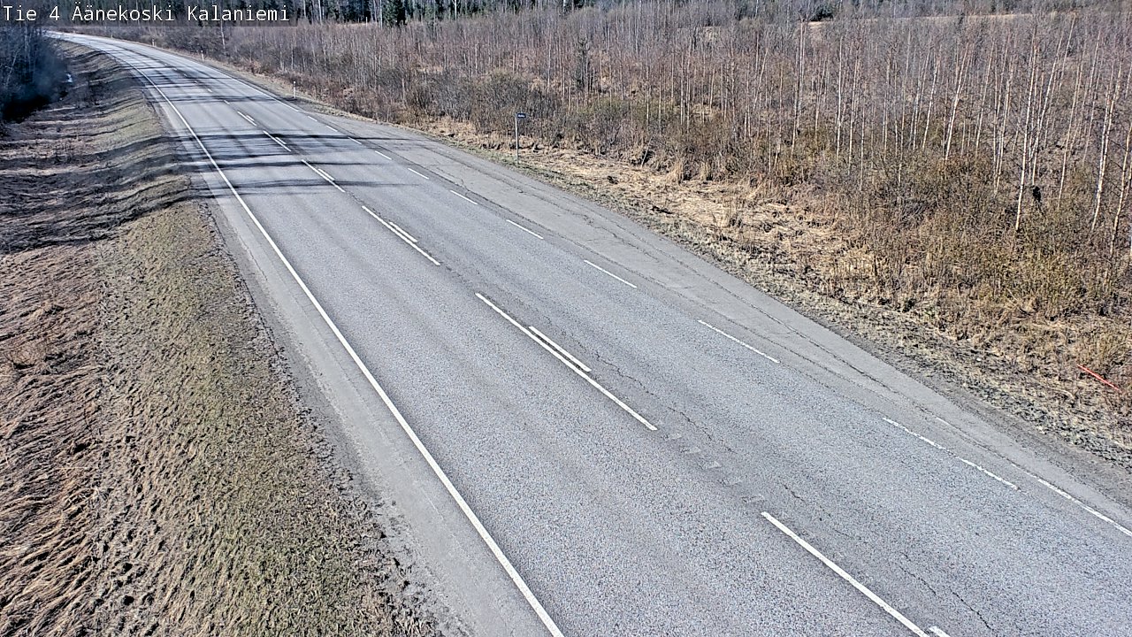 Weather Camera Image Väg 4  Äänekoski, Kalaniemi, Äänekoski, Keski-Suomi