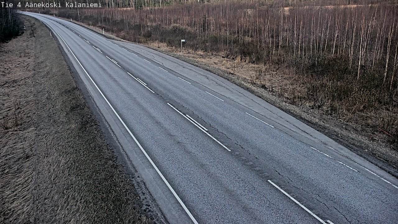 Weather Camera Image Väg 4  Äänekoski, Kalaniemi, Äänekoski, Keski-Suomi