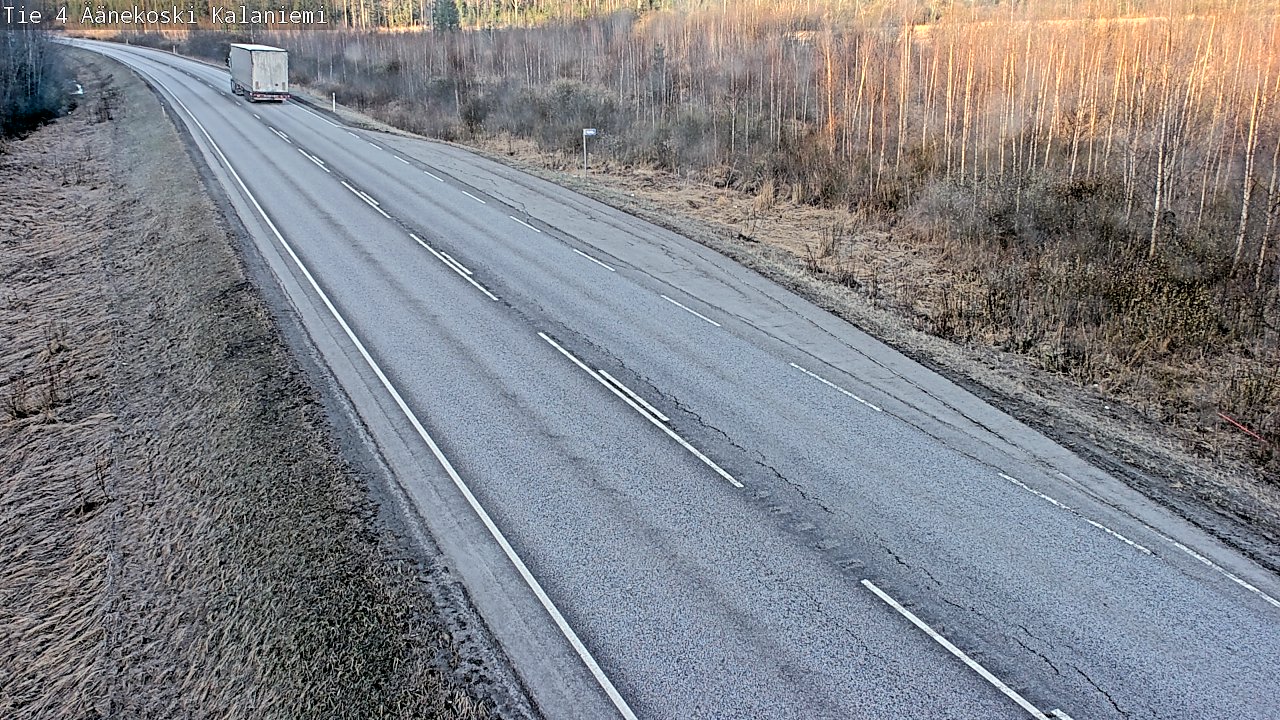Weather Camera Image Väg 4  Äänekoski, Kalaniemi, Äänekoski, Keski-Suomi
