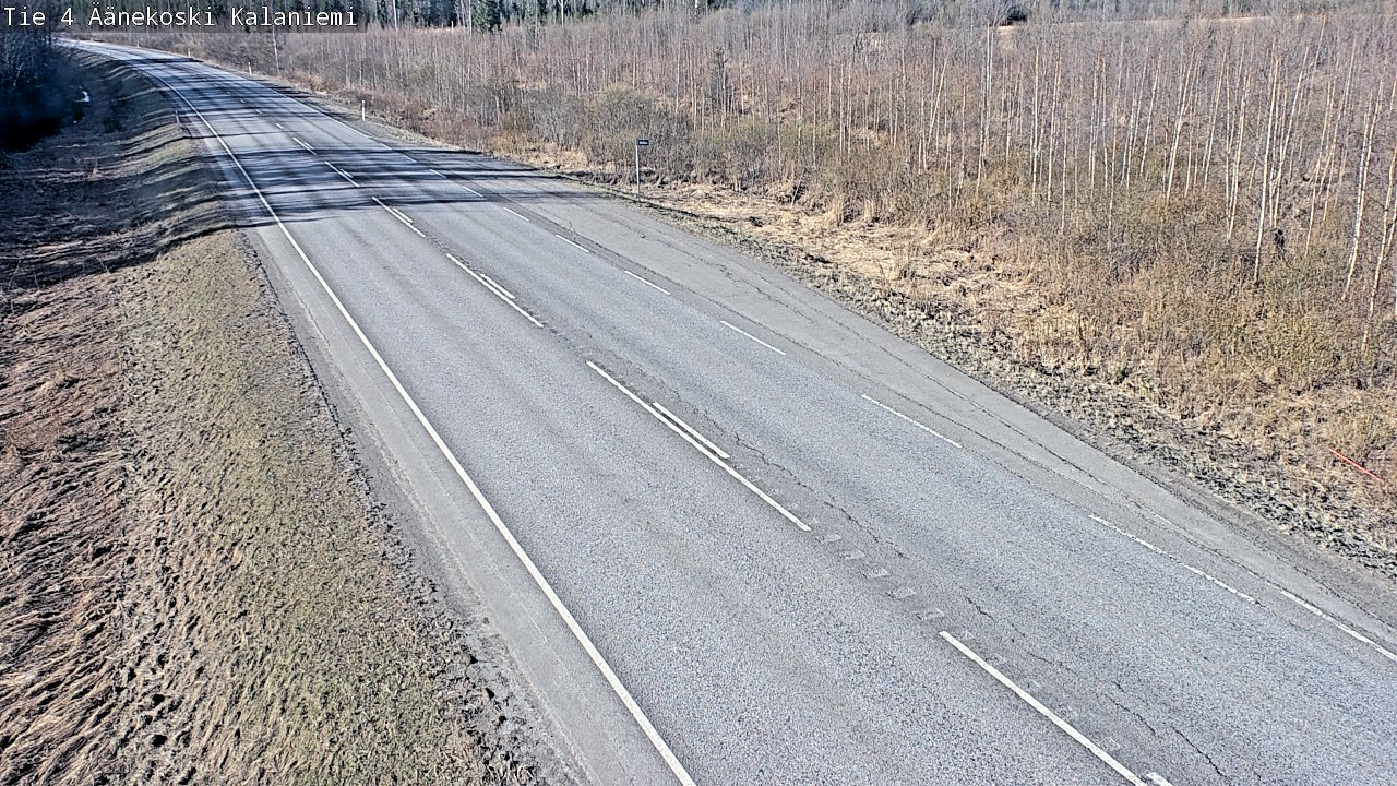 Weather Camera Image Väg 4  Äänekoski, Kalaniemi, Äänekoski, Keski-Suomi