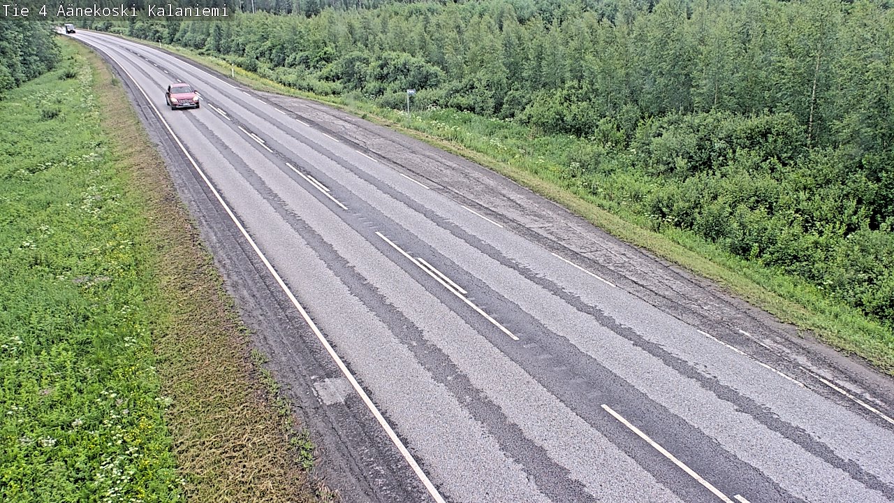 Weather Camera Image Väg 4  Äänekoski, Kalaniemi, Äänekoski, Keski-Suomi