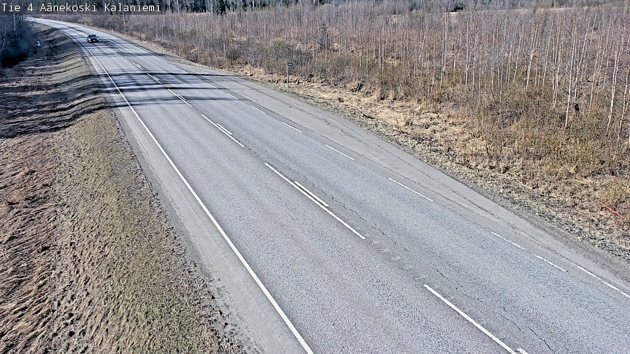 Weather Camera Image Väg 4  Äänekoski, Kalaniemi, Äänekoski, Keski-Suomi