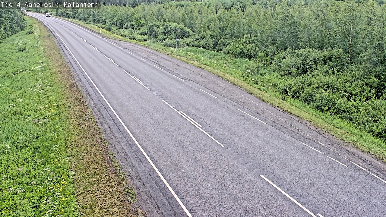 Weather Camera Image Väg 4  Äänekoski, Kalaniemi, Äänekoski, Keski-Suomi