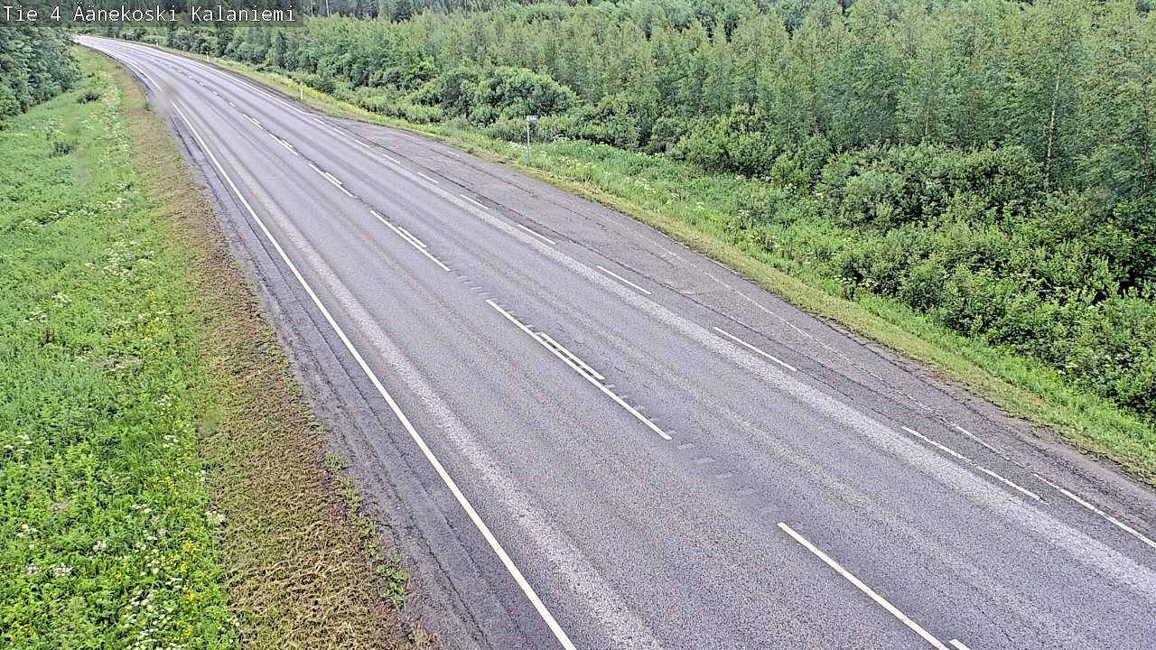 Weather Camera Image Väg 4  Äänekoski, Kalaniemi, Äänekoski, Keski-Suomi