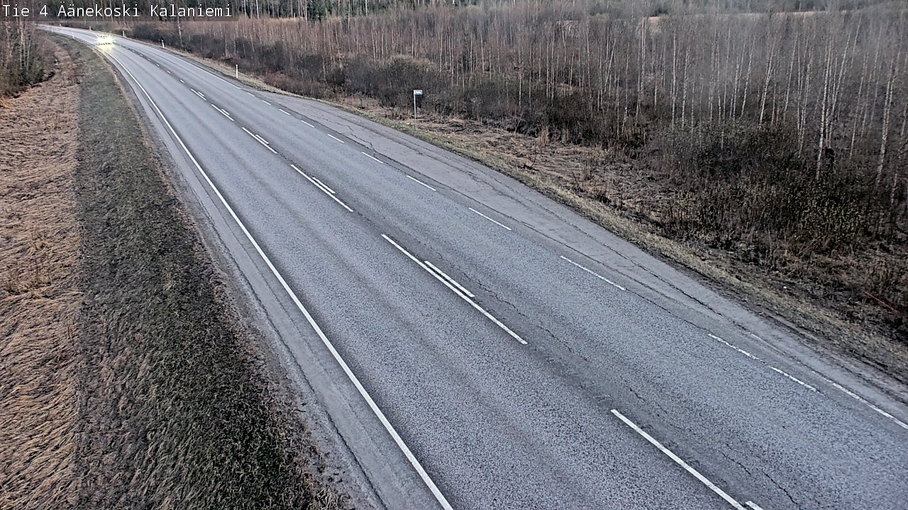Weather Camera Image Väg 4  Äänekoski, Kalaniemi, Äänekoski, Keski-Suomi