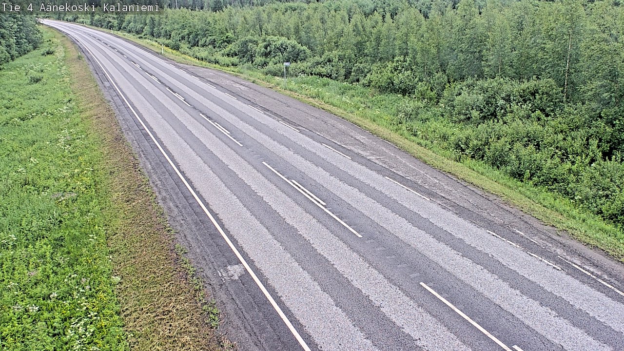 Weather Camera Image Väg 4  Äänekoski, Kalaniemi, Äänekoski, Keski-Suomi