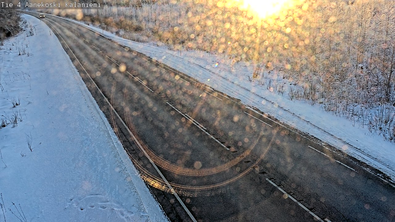 Weather Camera Image Väg 4  Äänekoski, Kalaniemi, Äänekoski, Keski-Suomi