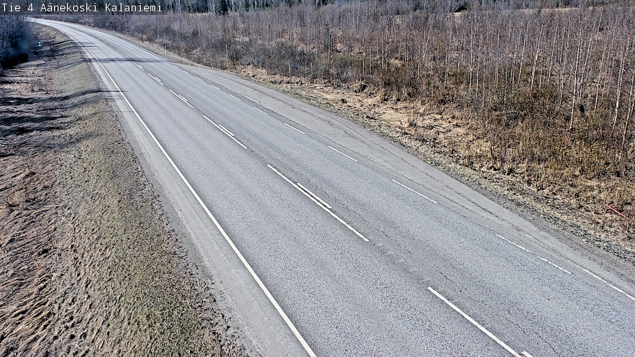 Weather Camera Image Väg 4  Äänekoski, Kalaniemi, Äänekoski, Keski-Suomi