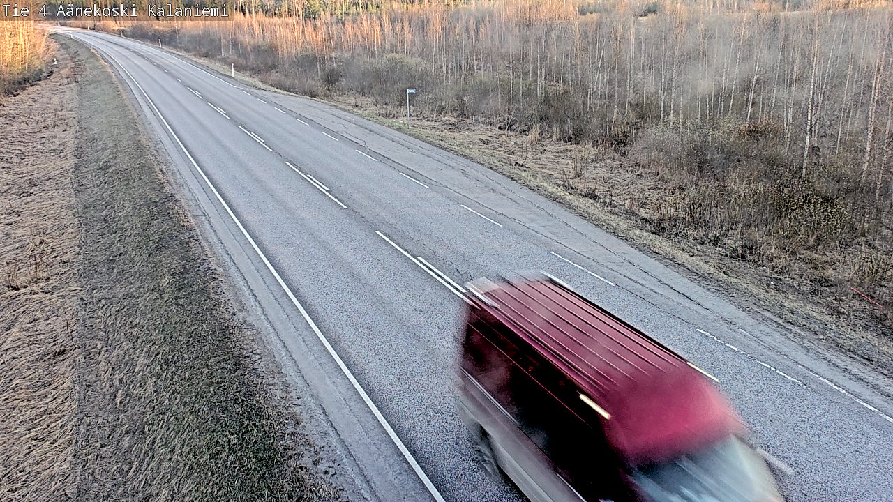 Weather Camera Image Väg 4  Äänekoski, Kalaniemi, Äänekoski, Keski-Suomi