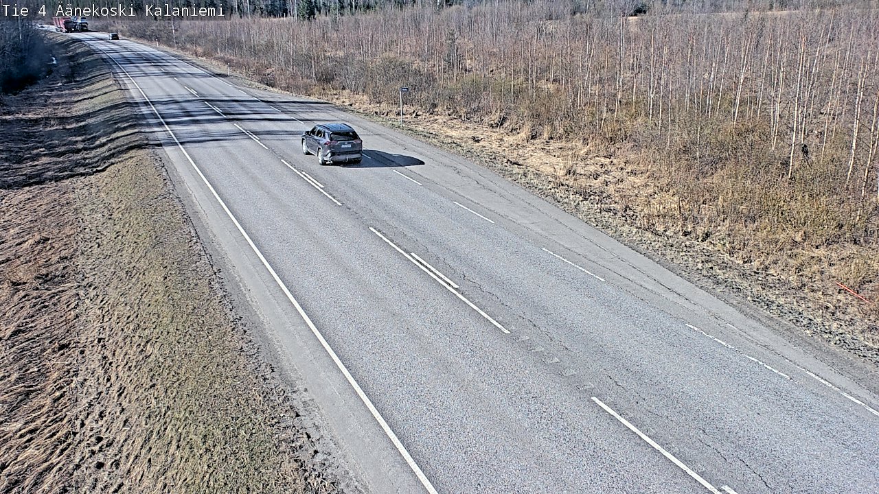 Weather Camera Image Väg 4  Äänekoski, Kalaniemi, Äänekoski, Keski-Suomi