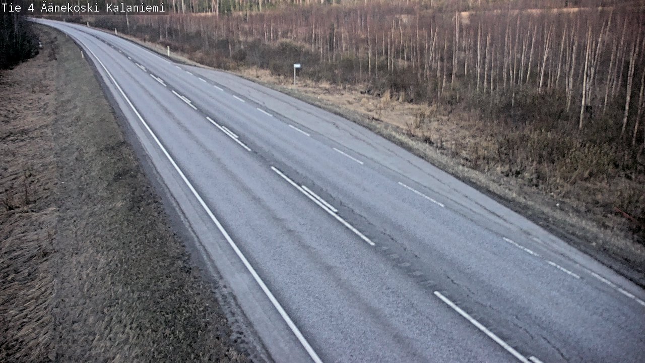 Weather Camera Image Väg 4  Äänekoski, Kalaniemi, Äänekoski, Keski-Suomi