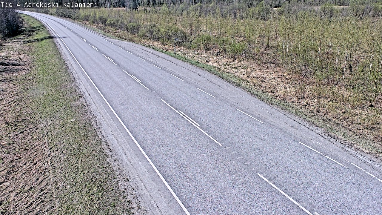 Weather Camera Image Väg 4  Äänekoski, Kalaniemi, Äänekoski, Keski-Suomi