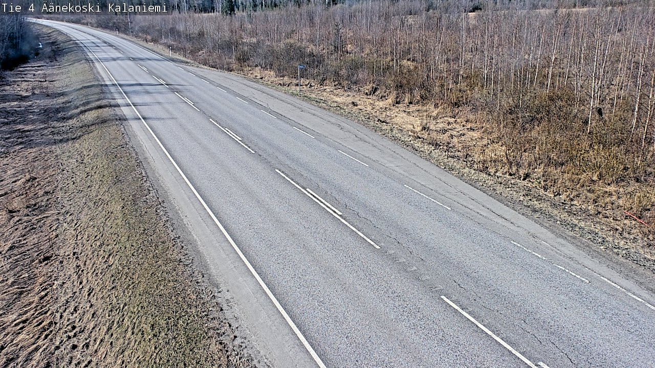 Weather Camera Image Väg 4  Äänekoski, Kalaniemi, Äänekoski, Keski-Suomi