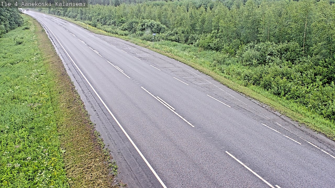 Weather Camera Image Väg 4  Äänekoski, Kalaniemi, Äänekoski, Keski-Suomi