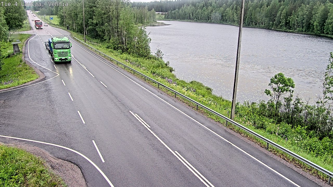 Weather Camera Image Väg 4  Laukaa, Vehniä, Laukaa, Keski-Suomi