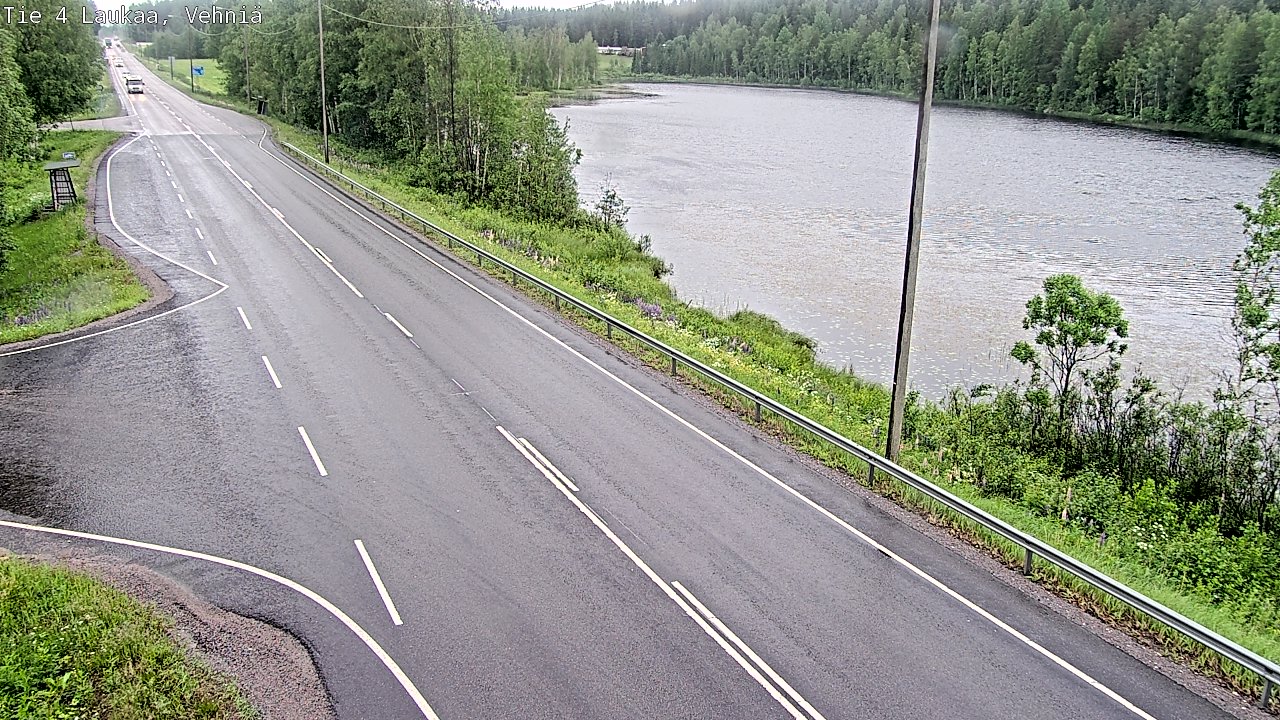 Weather Camera Image Väg 4  Laukaa, Vehniä, Laukaa, Keski-Suomi