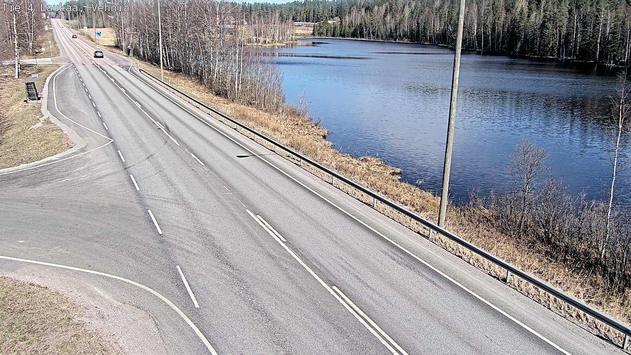 Weather Camera Image Road 4  Laukaa, Vehniä, Laukaa, Keski-Suomi