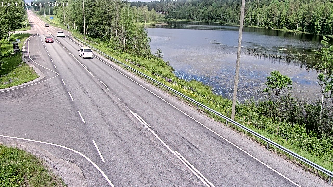 Kelikamerat Kuva Tie 4  Laukaa, Vehniä, Laukaa, Keski-Suomi