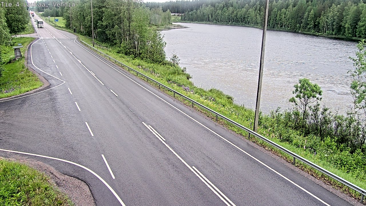 Weather Camera Image Väg 4  Laukaa, Vehniä, Laukaa, Keski-Suomi