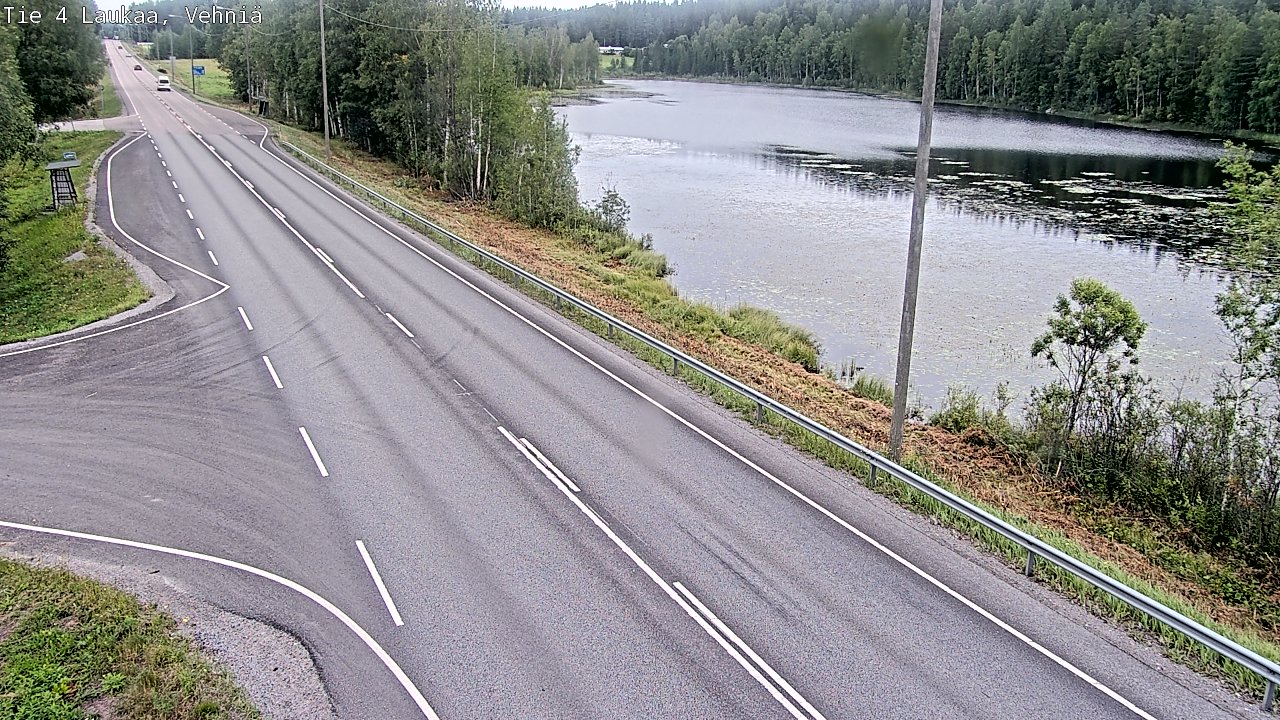 Weather Camera Image Väg 4  Laukaa, Vehniä, Laukaa, Keski-Suomi