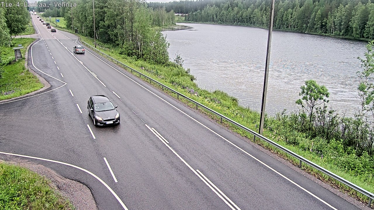 Weather Camera Image Väg 4  Laukaa, Vehniä, Laukaa, Keski-Suomi