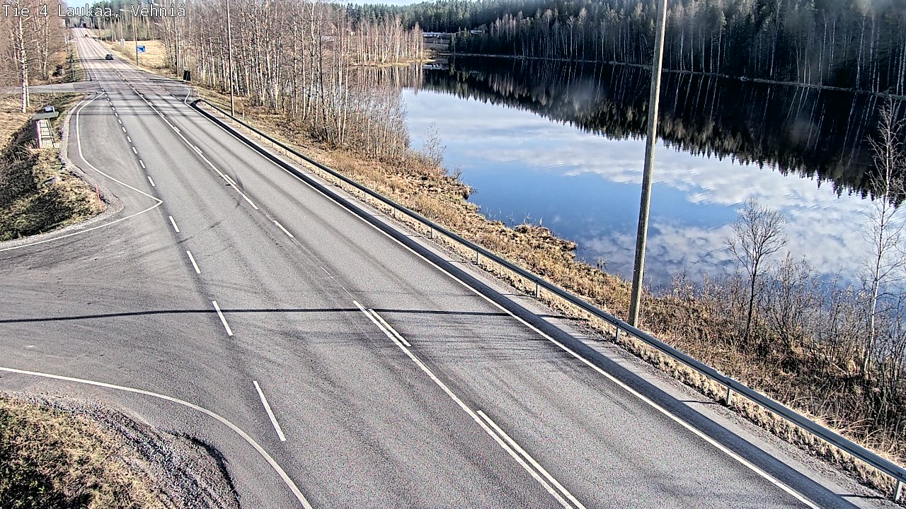 Weather Camera Image Väg 4  Laukaa, Vehniä, Laukaa, Keski-Suomi