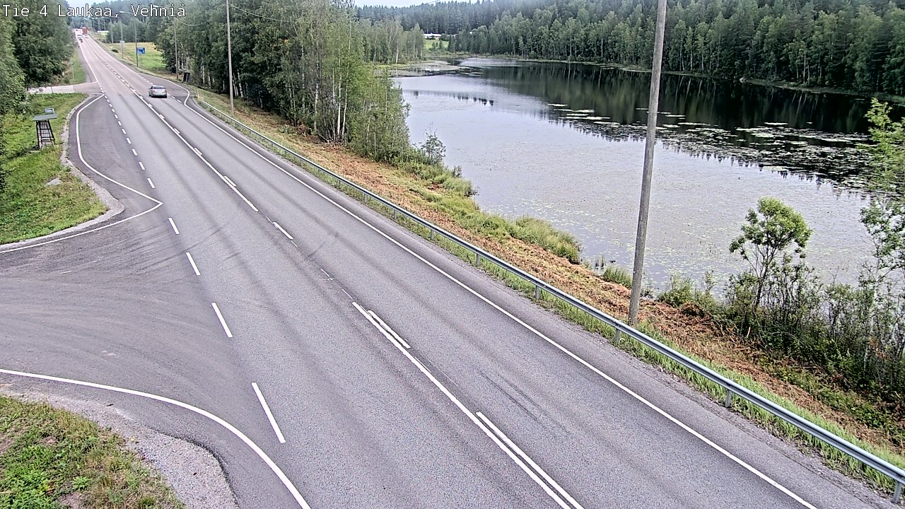 Weather Camera Image Road 4  Laukaa, Vehniä, Laukaa, Keski-Suomi