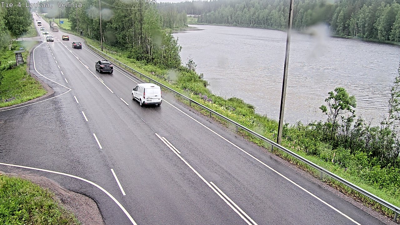 Weather Camera Image Väg 4  Laukaa, Vehniä, Laukaa, Keski-Suomi