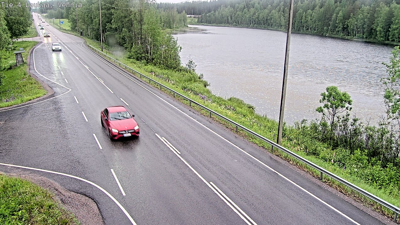 Weather Camera Image Väg 4 Laukaa, Vehniä, Laukaa, Keski-Suomi