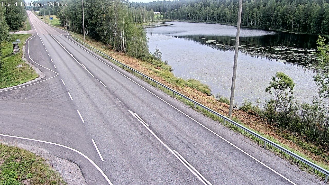 Weather Camera Image Väg 4  Laukaa, Vehniä, Laukaa, Keski-Suomi
