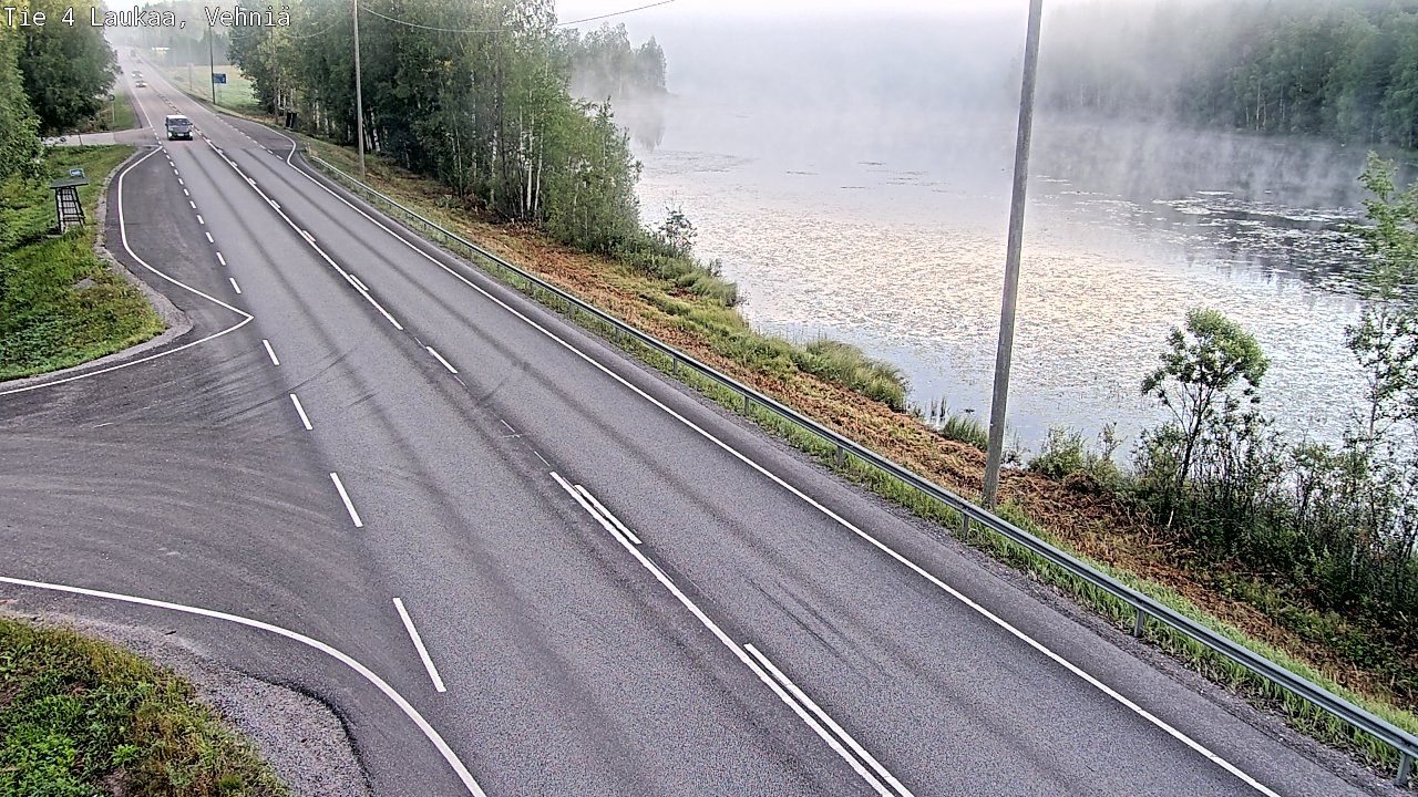 Weather Camera Image Road 4  Laukaa, Vehniä, Laukaa, Keski-Suomi