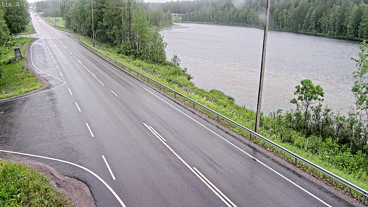 Weather Camera Image Väg 4  Laukaa, Vehniä, Laukaa, Keski-Suomi