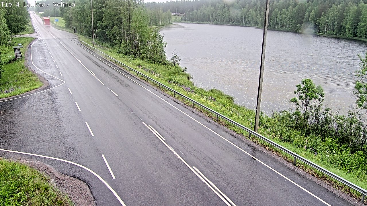 Weather Camera Image Väg 4  Laukaa, Vehniä, Laukaa, Keski-Suomi