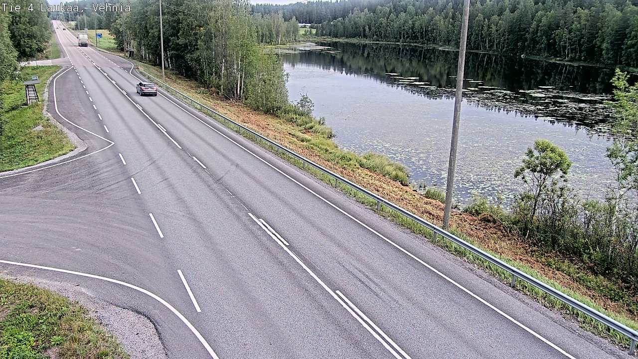 Weather Camera Image Road 4  Laukaa, Vehniä, Laukaa, Keski-Suomi