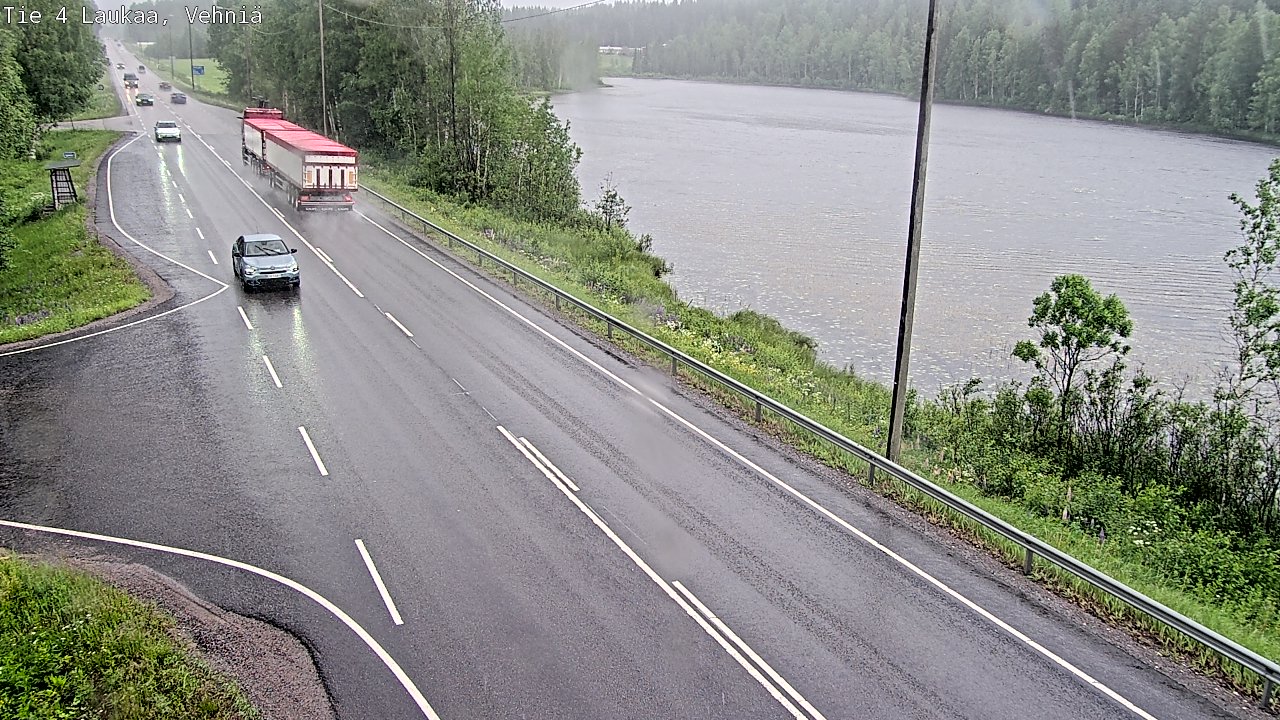 Weather Camera Image Väg 4  Laukaa, Vehniä, Laukaa, Keski-Suomi
