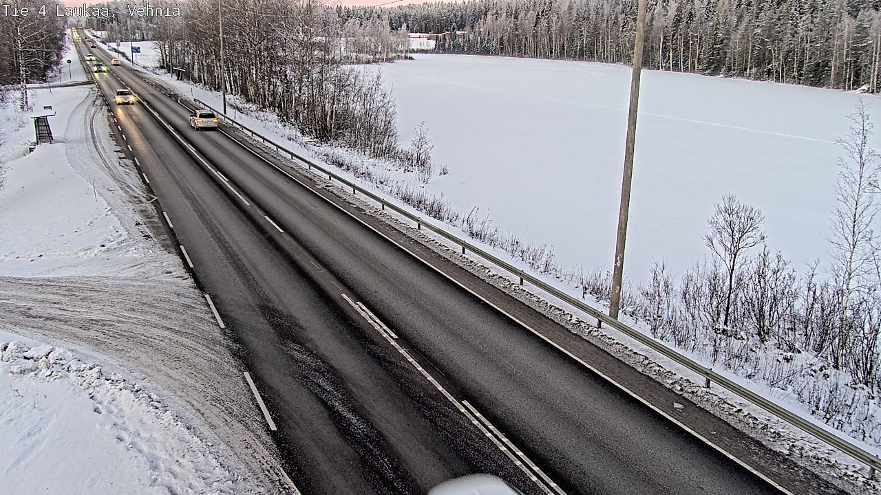 Weather Camera Image Road 4  Laukaa, Vehniä, Laukaa, Keski-Suomi