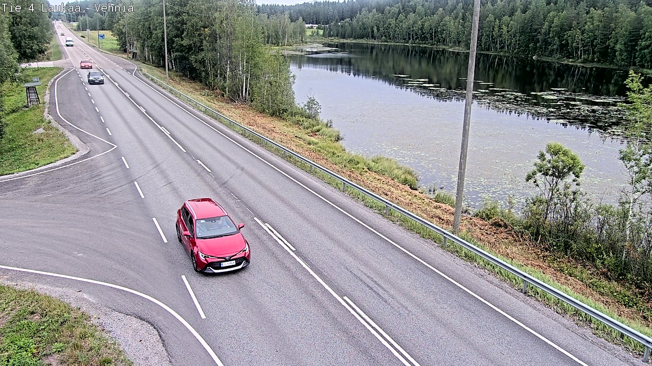 Weather Camera Image Road 4  Laukaa, Vehniä, Laukaa, Keski-Suomi