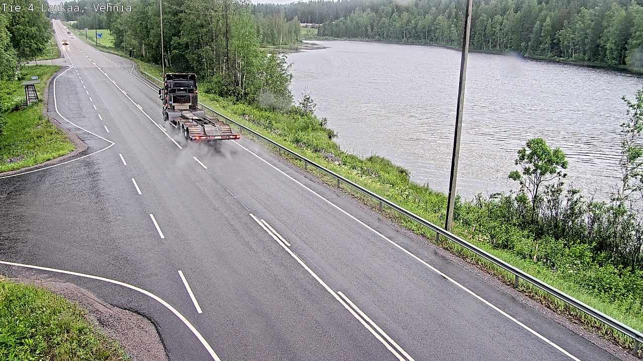 Weather Camera Image Väg 4  Laukaa, Vehniä, Laukaa, Keski-Suomi