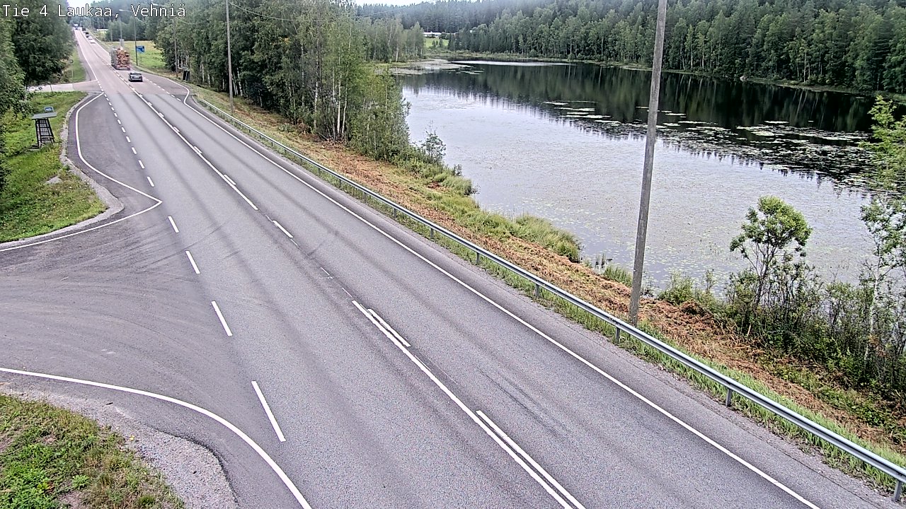 Weather Camera Image Väg 4  Laukaa, Vehniä, Laukaa, Keski-Suomi