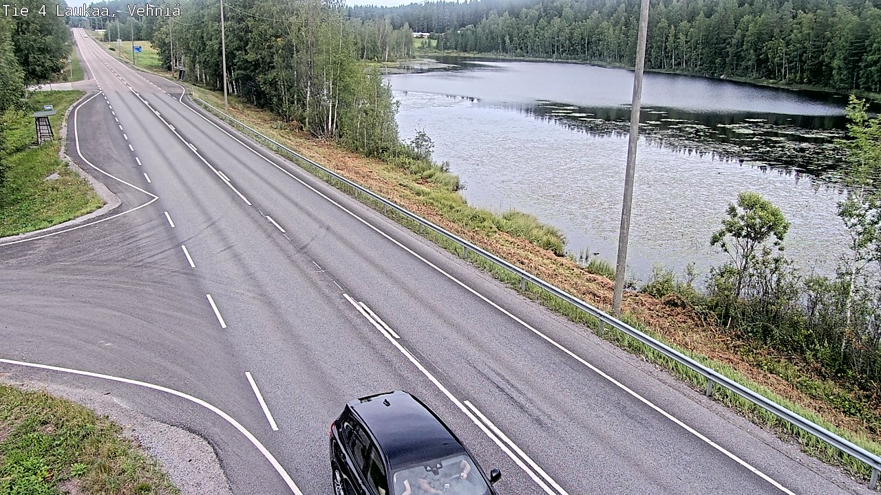 Weather Camera Image Väg 4  Laukaa, Vehniä, Laukaa, Keski-Suomi
