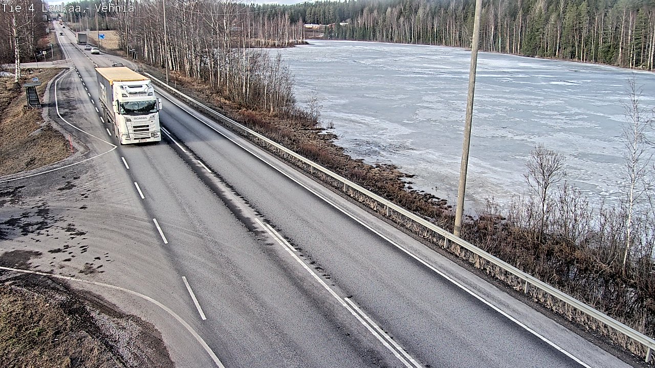 Weather Camera Image Väg 4  Laukaa, Vehniä, Laukaa, Keski-Suomi