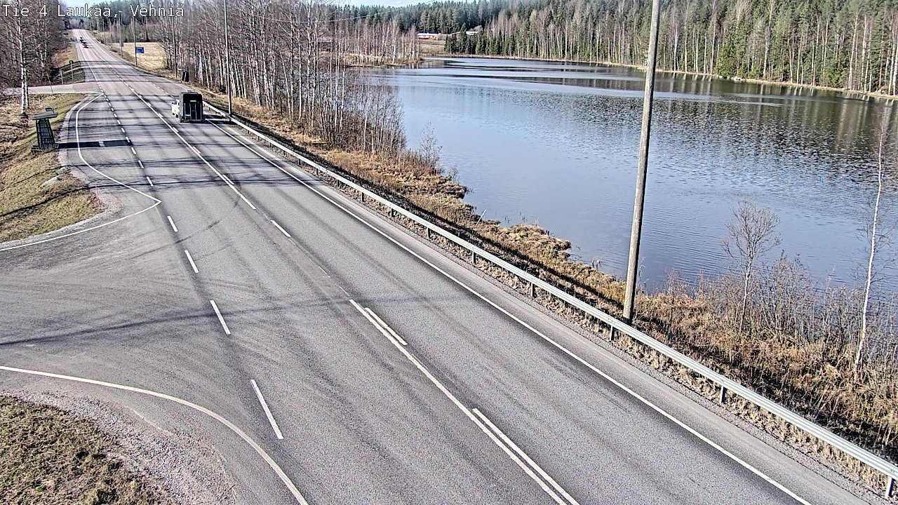 Weather Camera Image Road 4  Laukaa, Vehniä, Laukaa, Keski-Suomi