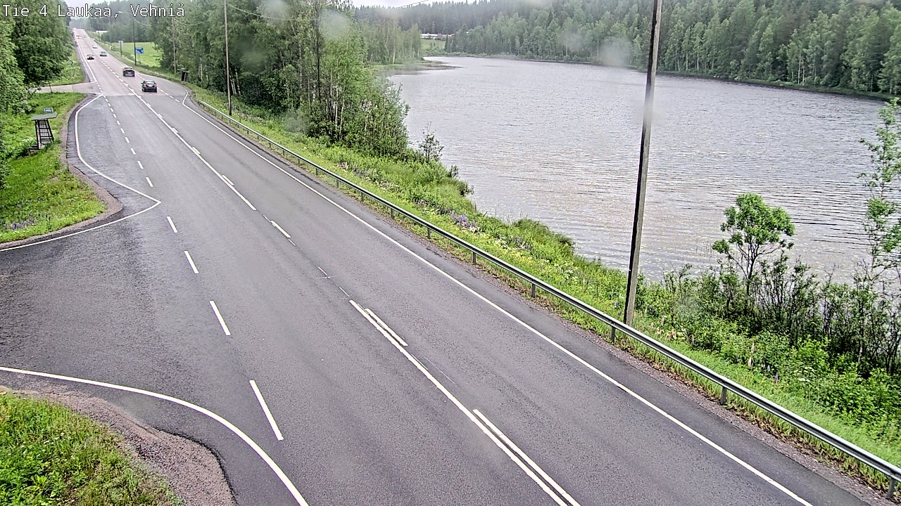 Weather Camera Image Väg 4  Laukaa, Vehniä, Laukaa, Keski-Suomi