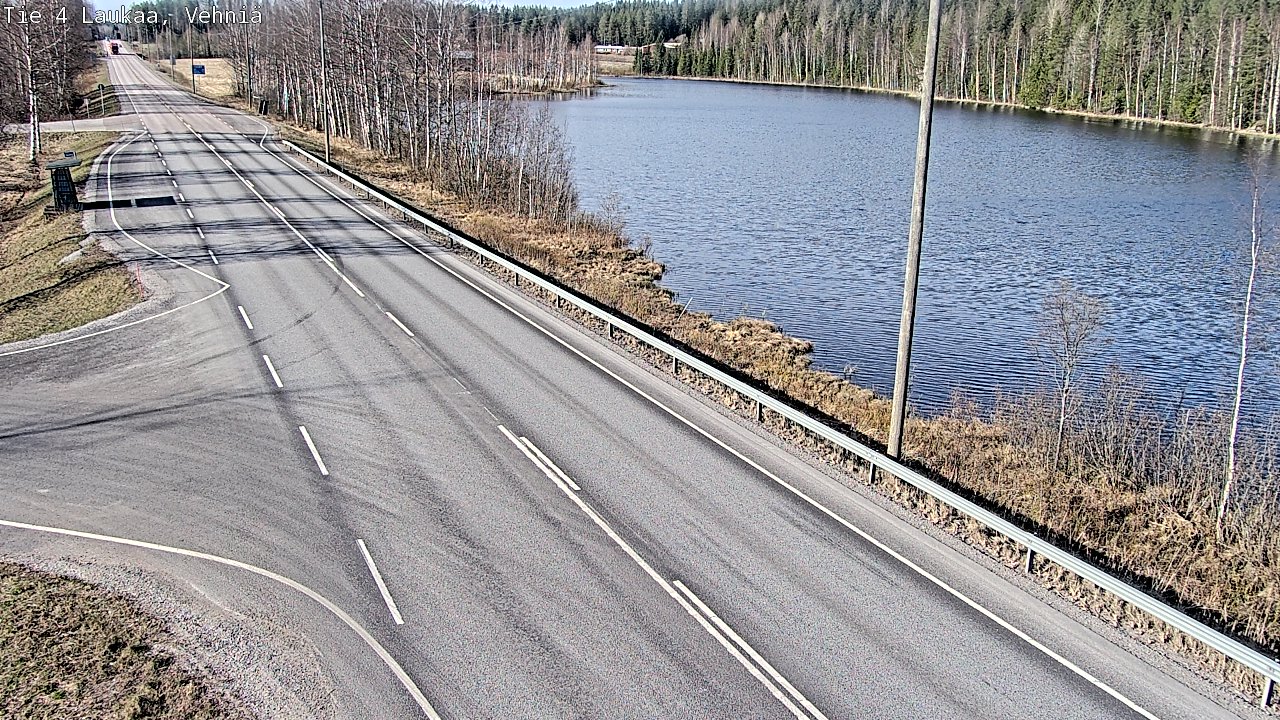 Weather Camera Image Road 4  Laukaa, Vehniä, Laukaa, Keski-Suomi