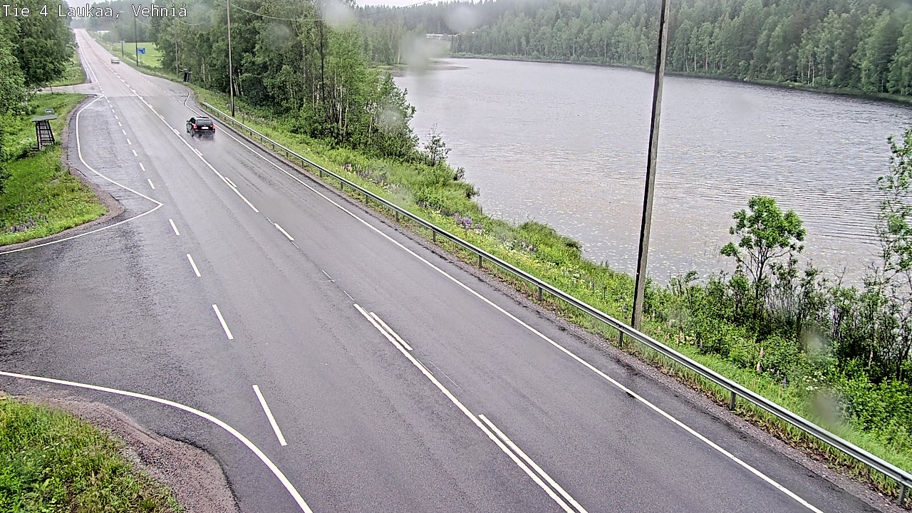 Weather Camera Image Väg 4  Laukaa, Vehniä, Laukaa, Keski-Suomi