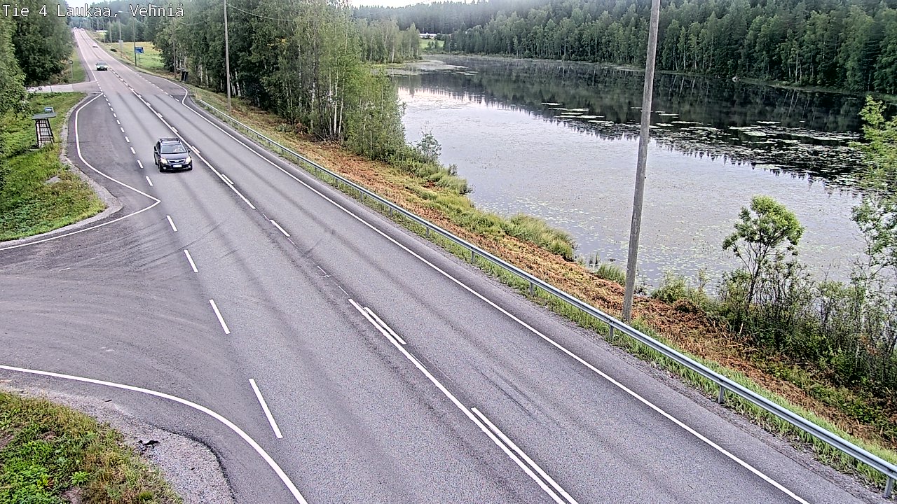 Weather Camera Image Road 4  Laukaa, Vehniä, Laukaa, Keski-Suomi