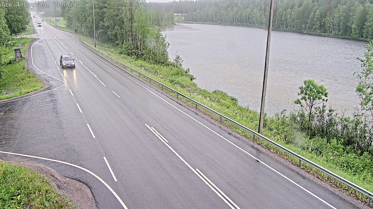 Weather Camera Image Road 4  Laukaa, Vehniä, Laukaa, Keski-Suomi