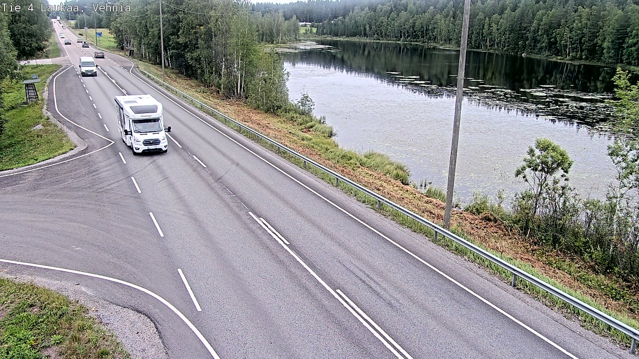 Weather Camera Image Väg 4  Laukaa, Vehniä, Laukaa, Keski-Suomi