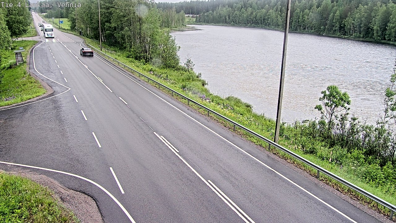 Weather Camera Image Väg 4  Laukaa, Vehniä, Laukaa, Keski-Suomi